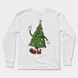 Joyful Christmas Tree Long Sleeve T-Shirt